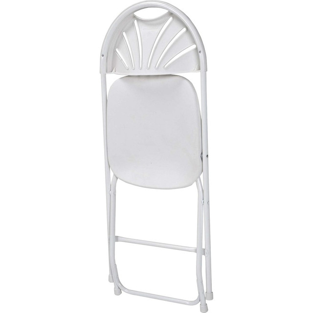 Dorel Industries, Inc Dorel 60542WHT8E Dorel Zown Premium Fan Back Folding Chair
