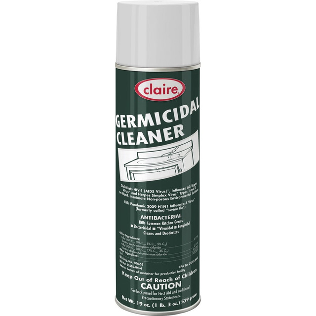 The Claire Manufacturing Company Claire CL873 Claire Foaming Germicidal Cleaner The Claire Manufacturing Company Claire CL873 Claire Foaming Germicidal Cleaner