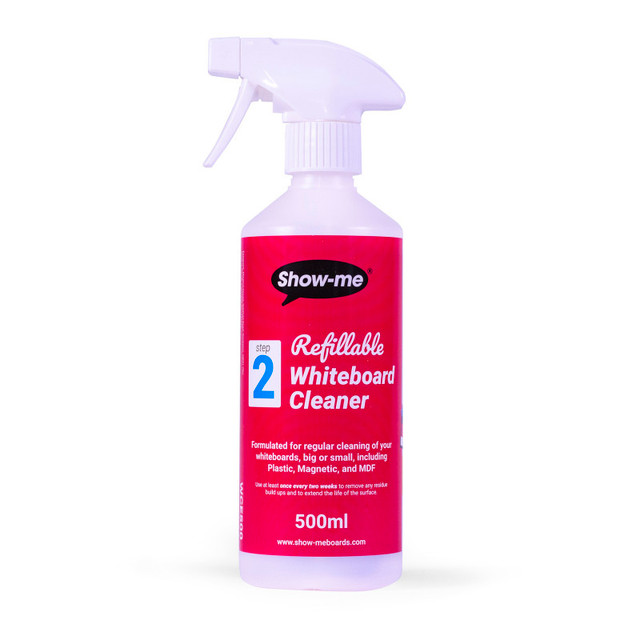 EASTPOINT USA LLC Show-me® Refillable Dry Erase Board Cleaner, 16.9 fl. oz., Pack of 6 EASTPOINT USA LLC Show-me® Refillable Dry Erase Board Cleaner, 16.9 fl. oz., Pack of 6