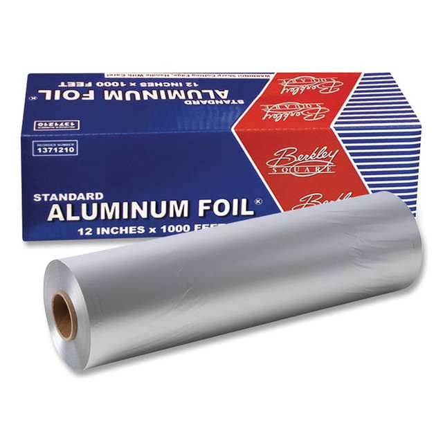 BERK ENTERPRISES INC Berkley Square 1371210 Standard Aluminum Foil Roll, 12" x 1,000 ft