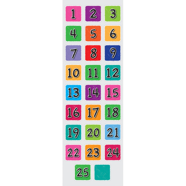 ASHLEY PRODUCTIONS Ashley Productions® The Original Fun Mat™, Sensory Spots™, 4" Numbers 1-25, 26 pieces ASHLEY PRODUCTIONS Ashley Productions® The Original Fun Mat™, Sensory Spots™, 4" Numbers 1-25, 26 pieces
