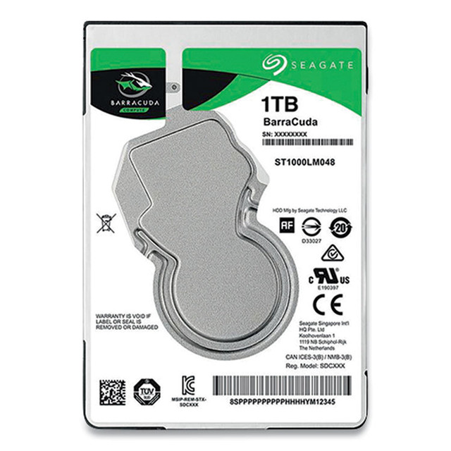 SEAGATE TECHNOLOGY 1000LMA48 BarraCuda Internal Hard Drive, 1 TB, SATA III