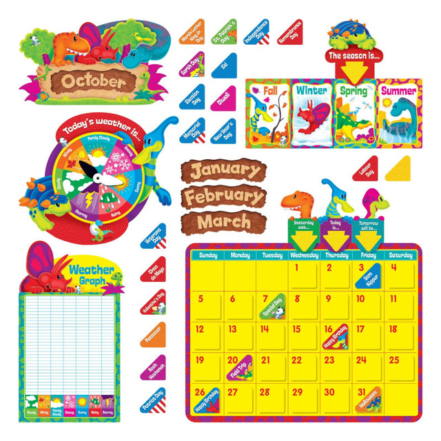 TREND ENTERPRISES INC. TREND Dino-Mite Pals® Calendar Bulletin Board Set