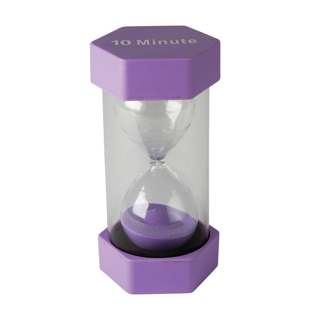 TEACHER CREATED RESOURCES Teacher Created Resources® Large Sand Timer, 10 Minute, Purple