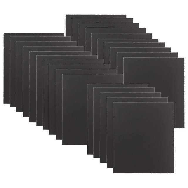 FLIPSIDE Flipside Products 3/16" Foam Board, 32" x 40", Total Black, Bulk Pack of 25
