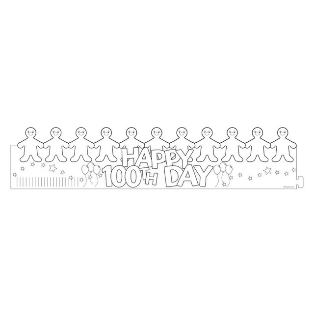 HYGLOSS PRODUCTS INC. Hygloss® Happy 100th Day Paper Crowns, Pack of 24