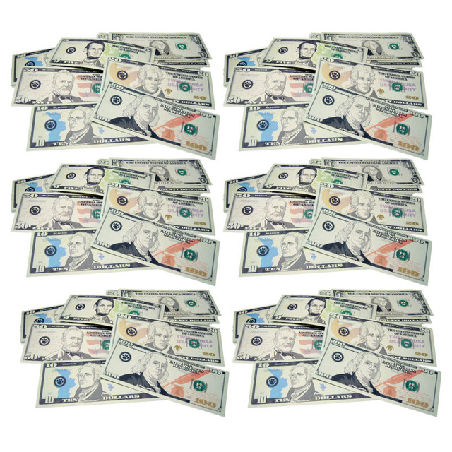 TEACHER CREATED RESOURCES Teacher Created Resources® Play Money: Assorted Bills, 110 Per Pack, 6 Packs