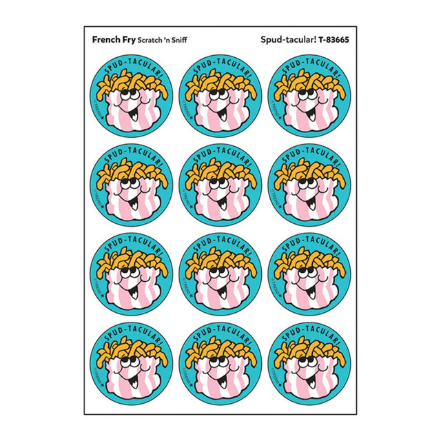 TREND ENTERPRISES INC. TREND Spud-tacular!/ French Fry Scent Stickers, 24 ct.