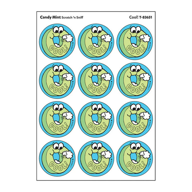 TREND ENTERPRISES INC. TREND Cool!/ Candy Mint Scent Stickers, 24 ct.