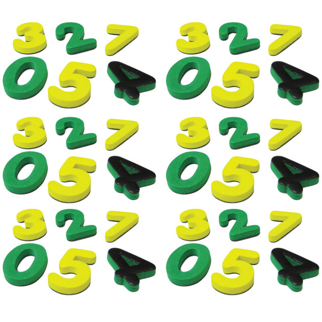 TEACHER CREATED RESOURCES Teacher Created Resources® Magnetic Foam: Small Numbers, 60 Pieces Per Pack, 6 Packs