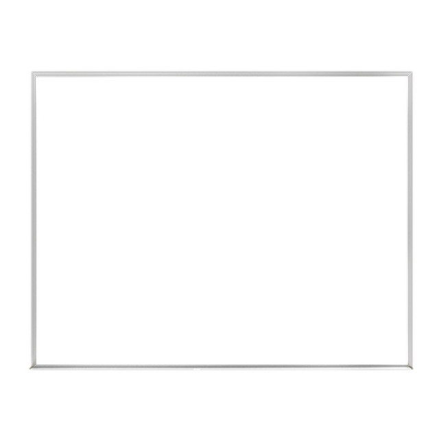 GHENT Ghent® Non-Magnetic Whiteboard with Aluminum Frame, 2'H x 3'W