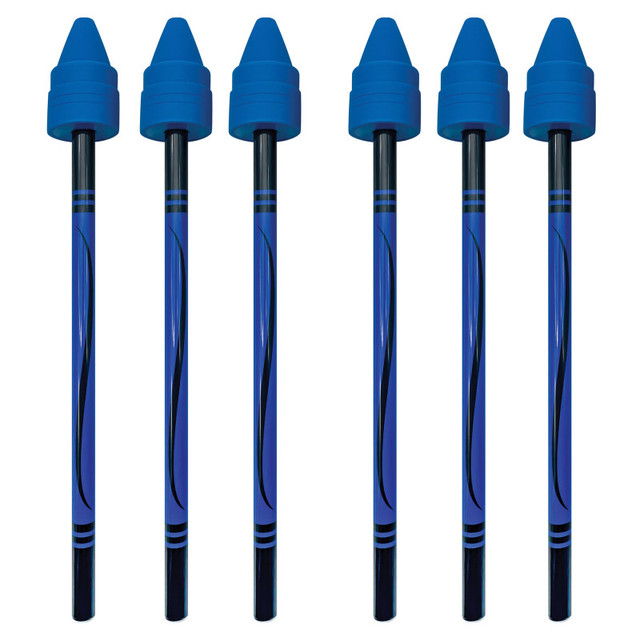 TEACHER CREATED RESOURCES Teacher Created Resources® Blue Crayon Pointer, Pack of 6