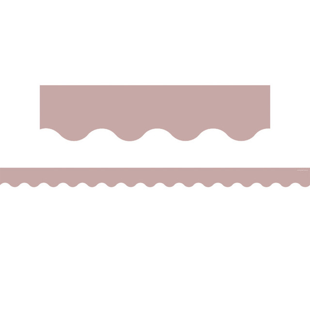 TEACHER CREATED RESOURCES Teacher Created Resources® Light Mauve Scalloped Border Trim, 35 Feet