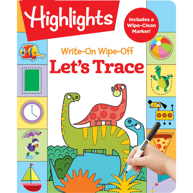 HIGHLIGHTS FOR CHILDREN Highlights™ Let's Trace Write-On Wipe-Off Fun to Learn Activity Book