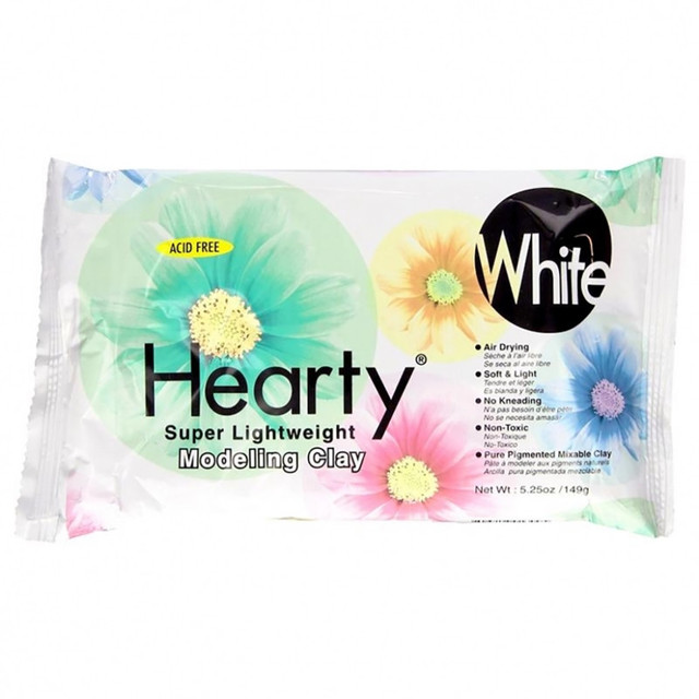ACTIVA PRODUCTS ACTÍVA Hearty® Super Lightweight Modeling Clay, White, 5.25 oz