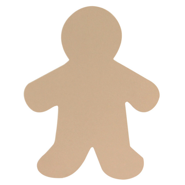 HYGLOSS PRODUCTS INC. Hygloss® Multicultural Colors People Shape Paper Cut-Outs, 16" Me Kid, Pack of 25