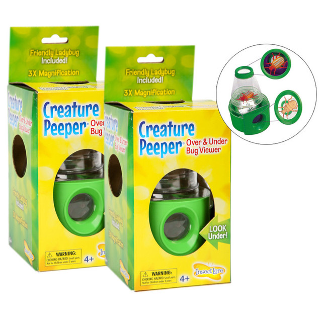 INSECT LORE Insect Lore Creature Peeper Above-Below 3D View, Pack of 2