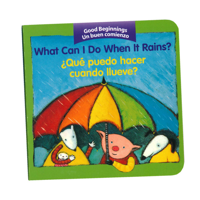 HARPER COLLINS PUBLISHERS HarperCollins What Can I Do When it Rains?, ¿qué Puedo Hacer Cuando Llueve? Bilingual Board Book