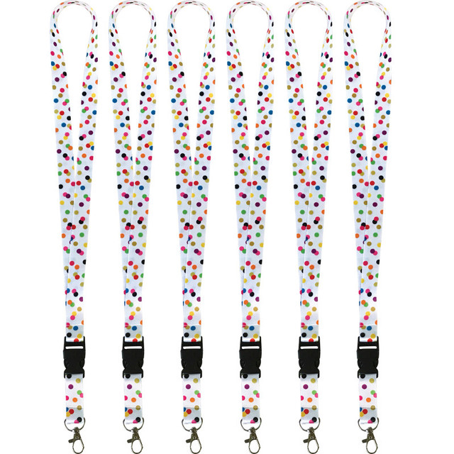TEACHER CREATED RESOURCES Teacher Created Resources® Confetti Lanyard, Pack of 6