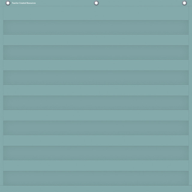 TEACHER CREATED RESOURCES Teacher Created Resources® Calming Blue 7 Pocket Chart, 28" x 28"