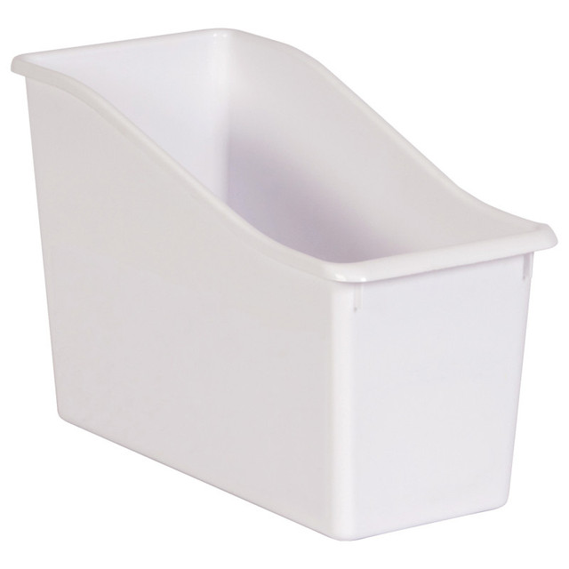 TEACHER CREATED RESOURCES Teacher Created Resources® White Plastic Book Bin