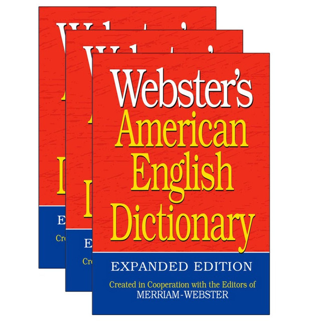 FEDERAL STREET PRESS Federal Street Press Webster's American English Dictionary, Expanded Edition, Pack of 3