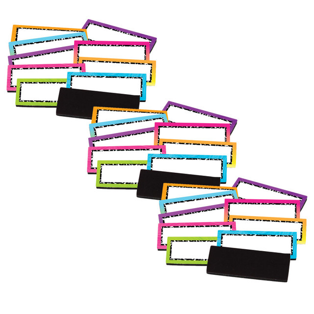 TEACHER CREATED RESOURCES Teacher Created Resources® Brights 4Ever Magnetic Labels, 30 Per Pack, 3 Packs