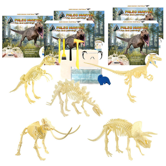 HAMILTON ELECTRONICS VCOM HamiltonBuhl® Paleo Hunter™ Dig Kit for STEAM Education - All Five Dinosaurs