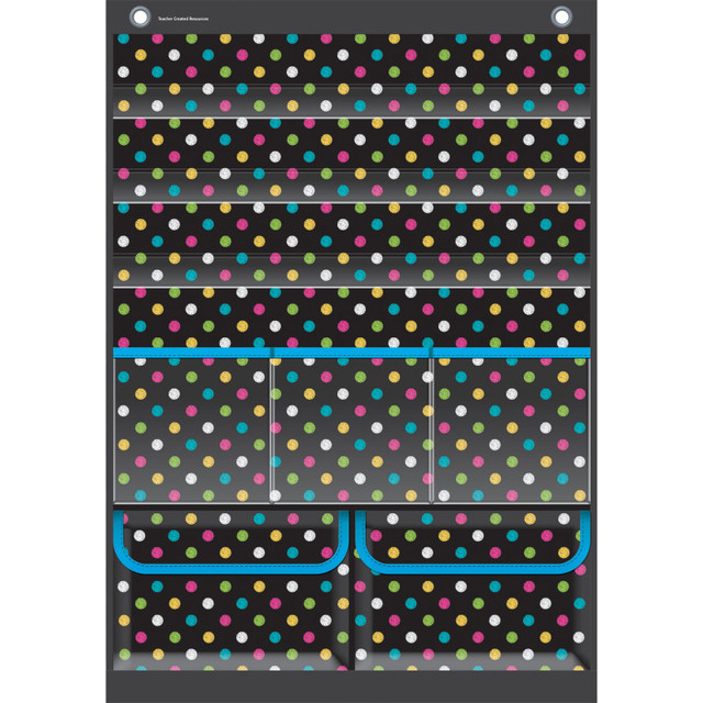 TEACHER CREATED RESOURCES Teacher Created Resources® Chalkboard Brights Place Value Pocket Chart TEACHER CREATED RESOURCES Teacher Created Resources® Chalkboard Brights Place Value Pocket Chart