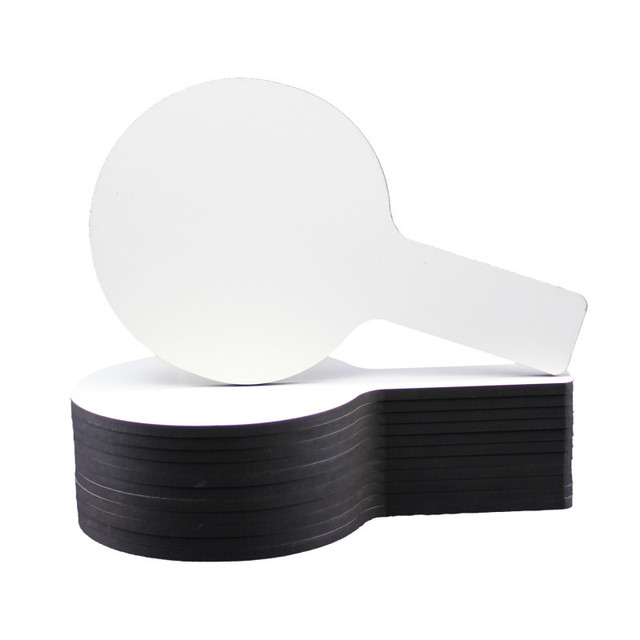 FLIPSIDE Flipside Products Mini Dry Erase Answer Paddles, 5" x 9", Class Pack of 12