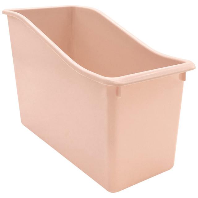 TEACHER CREATED RESOURCES Teacher Created Resources® Blush Plastic Book Bin
