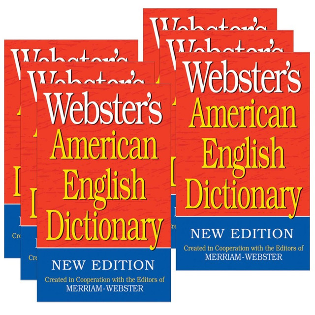 FEDERAL STREET PRESS Federal Street Press Webster's American English Dictionary, Pack of 6