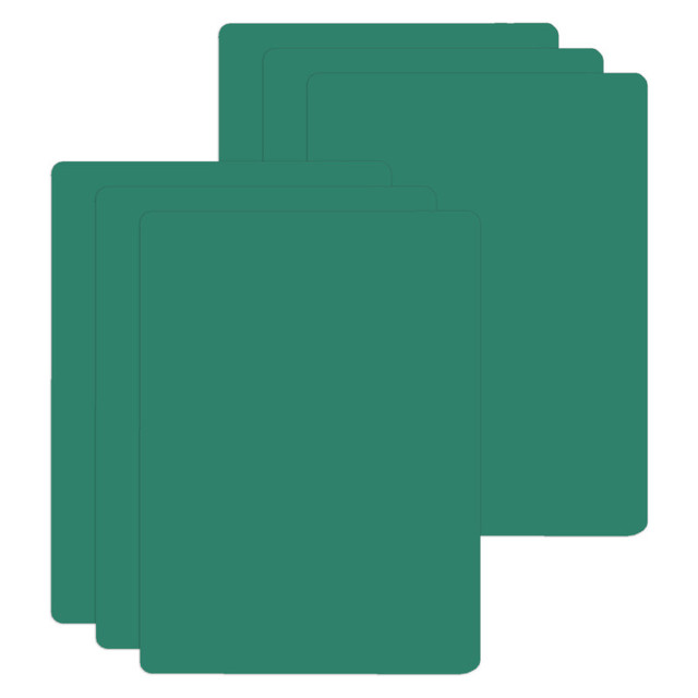 FLIPSIDE Flipside Products Green Chalk Board, 9.5" x 12", Pack of 6