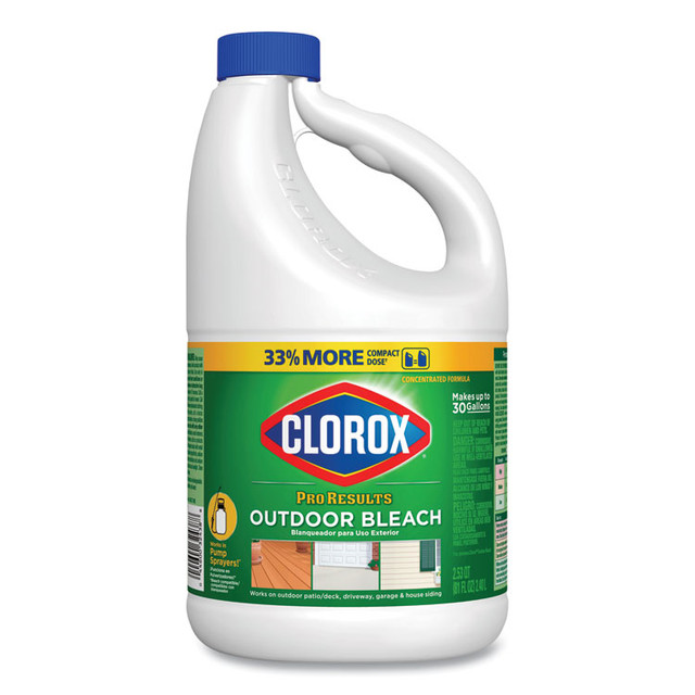 CLOROX SALES CO. 32438 Outdoor Bleach, 81 oz Bottle, 6/Carton