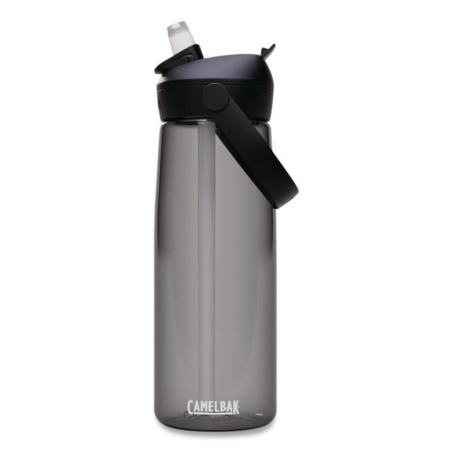 CAMELBAK 2853001075 Thrive FlipStraw Plastic Water Bottle, 25 oz, Charcoal