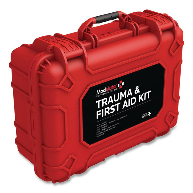 AERO HEALTHCARE Modulator M610 Trauma Kit - Rugged Hard Case, 286 Pieces