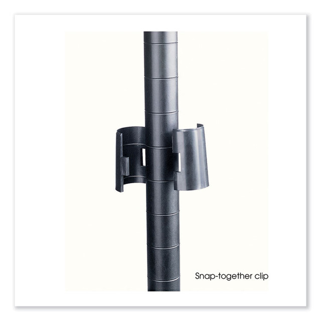 SAFCO PRODUCTS 5291GR Industrial Wire Shelving, Four-Shelf, 48w x 18d x 72h, Metallic Gray