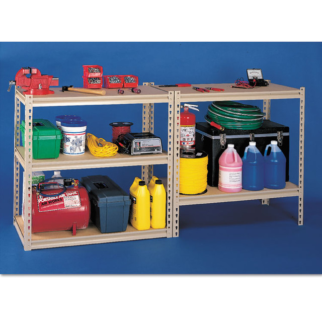 TENNSCO LSS361872 Stur-D-Stor Shelving, Five-Shelf, 36.5w x 18.5d x 72h, Sand