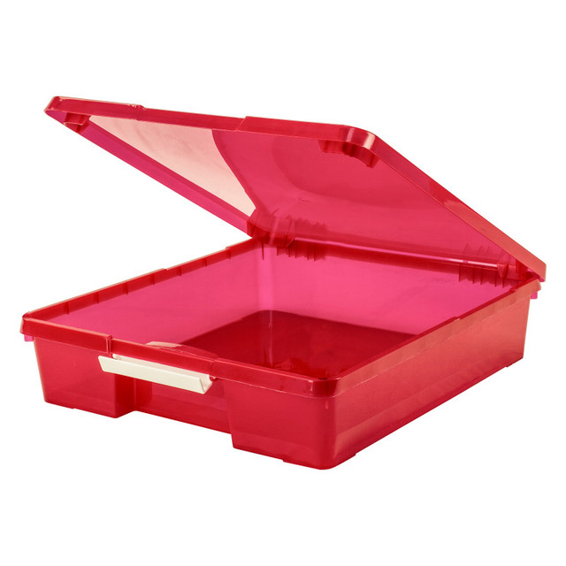 STOREX INDUSTRIES Storex Project Box, Red STOREX INDUSTRIES Storex Project Box, Red