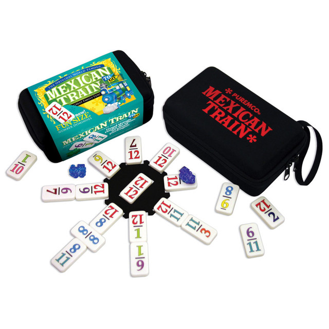UNIVERSITY GAMES University Games Mexican Train To-Go, Blister Pack