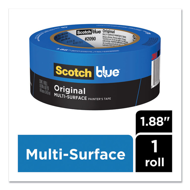 3M/COMMERCIAL TAPE DIV. ScotchBlue™ 209048NC Original Multi-Surface Painter's Tape, 3" Core, 2" x 60 yds, Blue