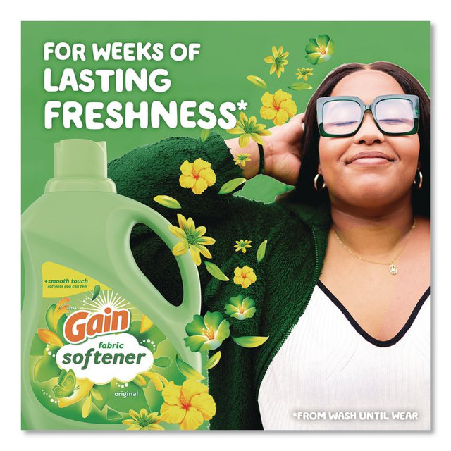 PROCTER & GAMBLE Gain® 10067 Fabric Softener, Original Scent, 140 oz Bottle