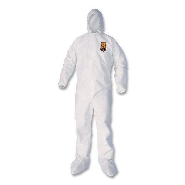 ANSELL LIMITED 30934 KleenGuard A40 Coveralls, 6X-Large, White, 25/Carton