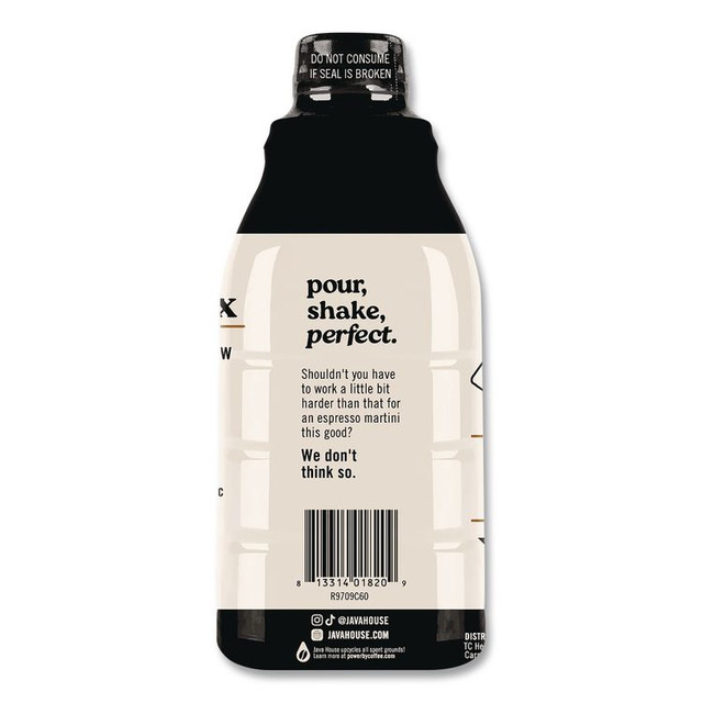 JAVA HOUSE HFP01820 Espresso Cocktail Mix Cold Brew Coffee, 32 oz