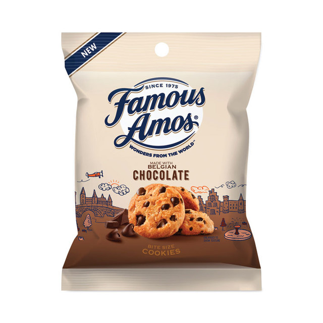 KEEBLER COMPANY Famous Amos® 06100 Wonders from the World Cookies, 1 oz Bag, 30/Carton