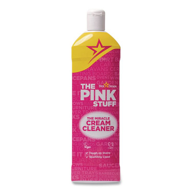 STAR BRANDS LIMITED The Pink Stuff 823784CT Miracle Cream Cleaner, Fruity Scent, 16.9 oz Bottle, 6/Carton