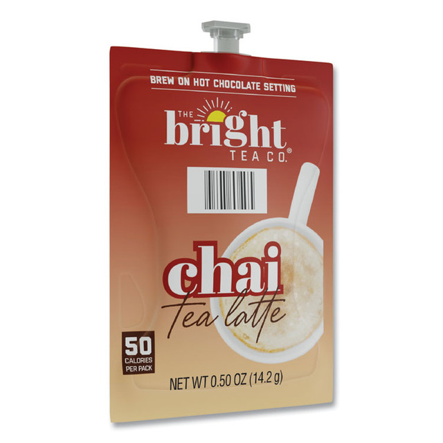 LAVAZZA FLAVIA® 48055 The Bright Tea Co. Chai Tea Latte Freshpack, Chai Latte, 0.5 oz Pouch, 72/Carton