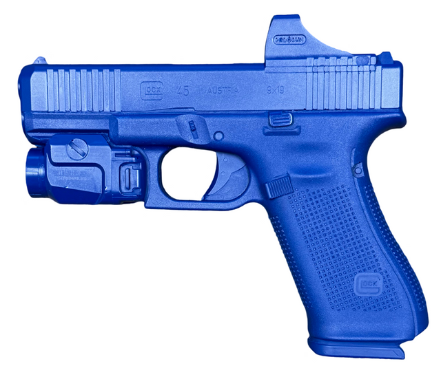Blue Training Guns By Rings FSG45-SCS-TLR7W GLOCK 45 w/Holosun SCS & TLR7 - Weighted