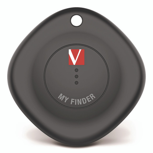 VERBATIM CORPORATION 32132 My Finder Bluetooth Tracker for Apple iOS, Black/Purple/White, 3/Pack