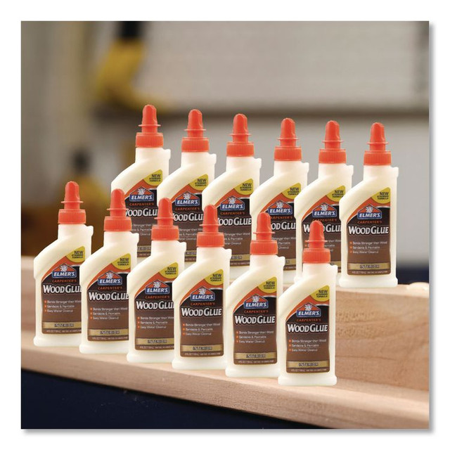 HUNT MFG. Elmer's® E7000 Carpenter Wood Glue, 4 oz, Dries Beige, 12/Carton